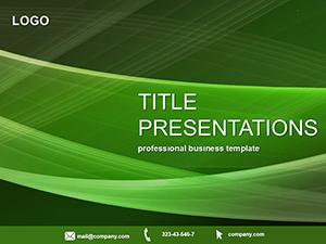 Green Background PowerPoint template