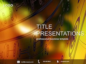 Unleashing Creativity: A Background Interpretation PowerPoint Template