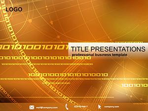 Digital Encoding PowerPoint template
