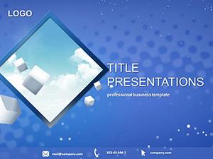 Square PowerPoint template