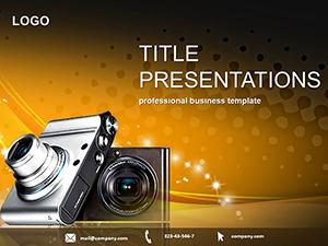 Digital Camera PowerPoint Presentation Template - Download PPT