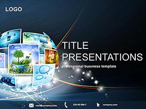 Design Stock Photos PowerPoint Template for a Striking Presentation