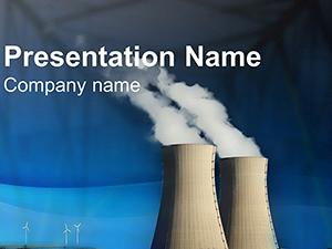 Nuclear Power Plants PowerPoint template