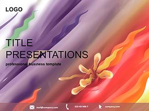 Abstract Dynamic Waves PowerPoint Template - Download Presentation