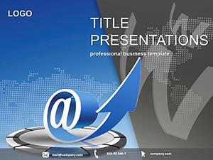 Email Server PowerPoint template