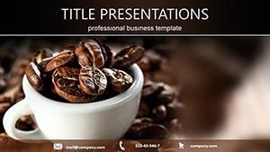 Free Cup of Black Coffee PowerPoint templates