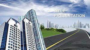 Skyscraper City PowerPoint Template