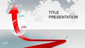 Growth chart PowerPoint Template