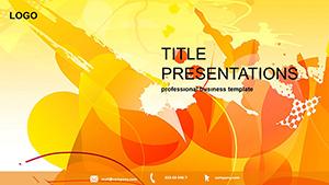 Pink Spots PowerPoint Template