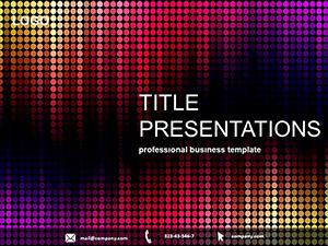 Music Equalizer PowerPoint Diagram Template
