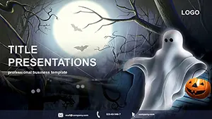 Ghostly Apparitions PowerPoint Template: Presentation