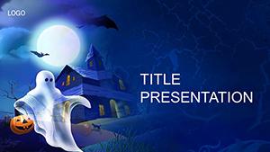 Flying Ghost PowerPoint templates
