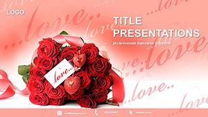 Roses of Love PowerPoint template