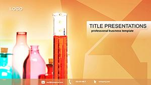Flasks for Chemistry PowerPoint templates
