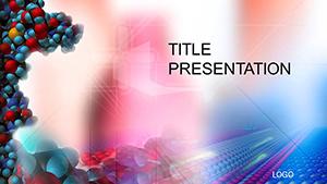 Molecule Structure PowerPoint Template for Presentation