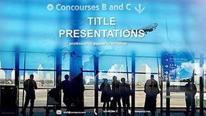 Airport and Passengers PowerPoint templates