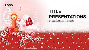 Christmas Candle PowerPoint Templates