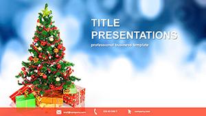 Gifts and Christmas Tree PowerPoint Templates