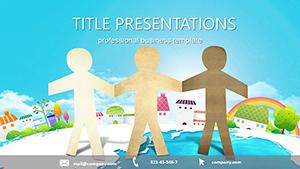 Human Togetherness Free PowerPoint Template