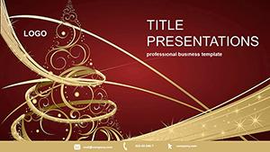Vector Abstract Christmas Tree PowerPoint Templates