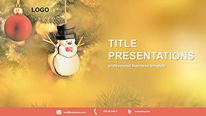 Snowman Christmas Tree PowerPoint Templates