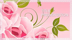 Download Free Rose Greetings PowerPoint Template