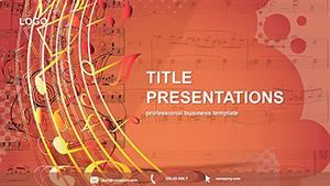 Musical Melody PowerPoint templates