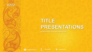 Indian Ornaments PowerPoint Template - Presentation Slides | Download
