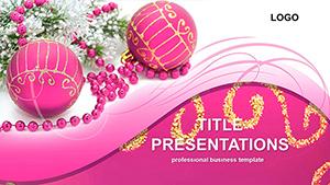 Decorations for Christmas PowerPoint Template