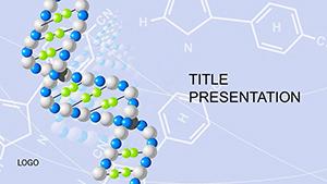 Structure Platinated DNA PowerPoint templates