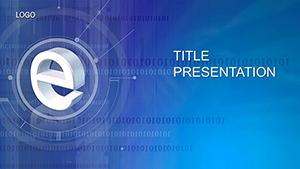 3D Internet PowerPoint Template Presentation