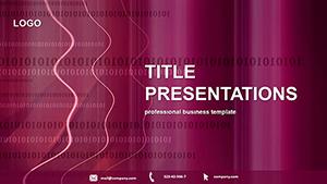 Download Background Digital Encoding PowerPoint Template, PPT