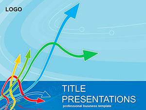 Arrow upward PowerPoint template