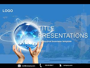 World in Hands PowerPoint templates