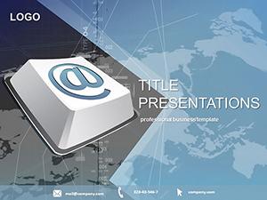 Access to E-mail PowerPoint template