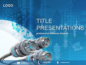Network Connection PowerPoint template