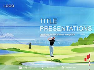 Golf Game PowerPoint template