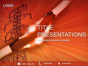 Electricity and Cable PowerPoint Templates