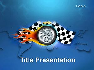 Start of the Race PowerPoint Templates