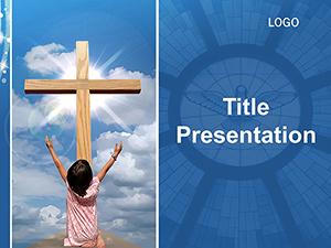 Faith and Prayer Child PowerPoint Templates