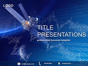 Satellite Encoded Signals PowerPoint Templates