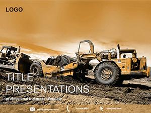 Excavators: Earthworks PowerPoint Templates