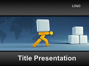 Workflow in Business PowerPoint Template