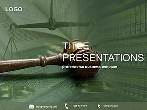 Judgement and Decree PowerPoint Template: Presentation