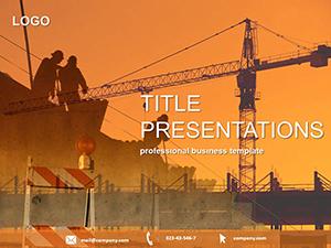 Technology of Construction of Buildings PowerPoint templates