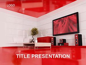 Architecture : Modern design of the Apartment PowerPoint templates