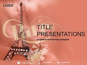 Paris with Love PowerPoint Templates
