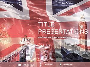 Flag and United Kingdom Attraction PowerPoint templates