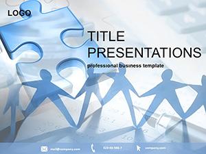 Puzzles and People PowerPoint Templates