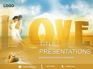 Romantic Beach PowerPoint Presentation Template